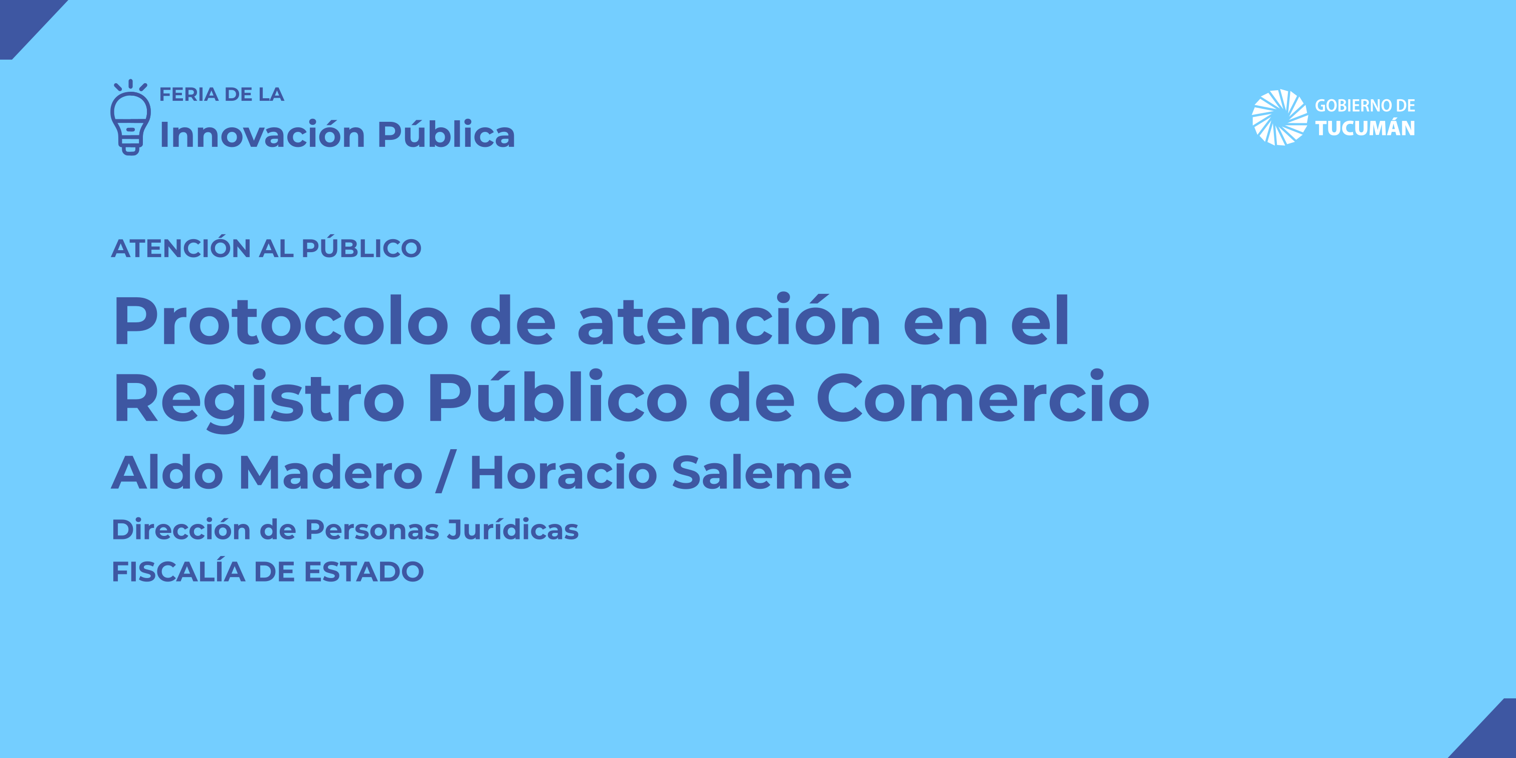 Protocolo de atención en el Registro Público de Comercio