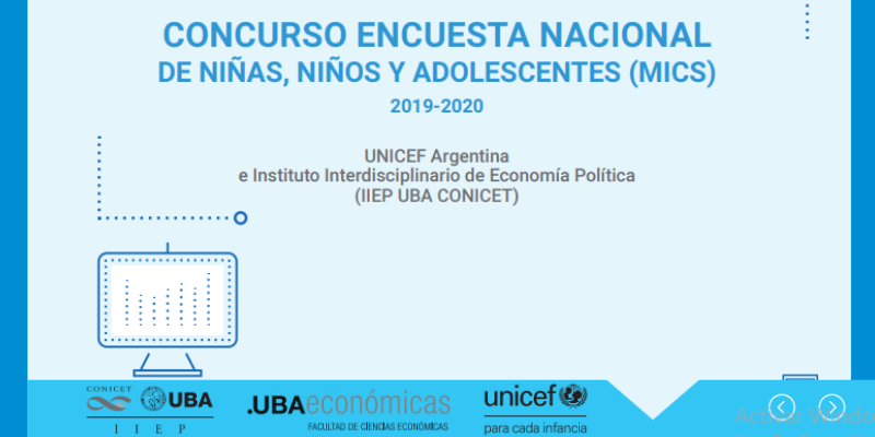 CONCURSO ENCUESTA NACIONAL  DE NIÑAS, NIÑOS Y ADOLESCENTES (MICS)